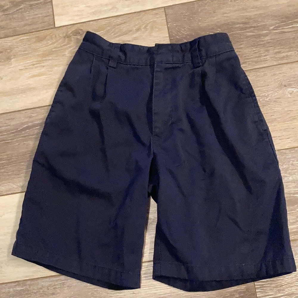 Boys Navy Shorts 10 Slim